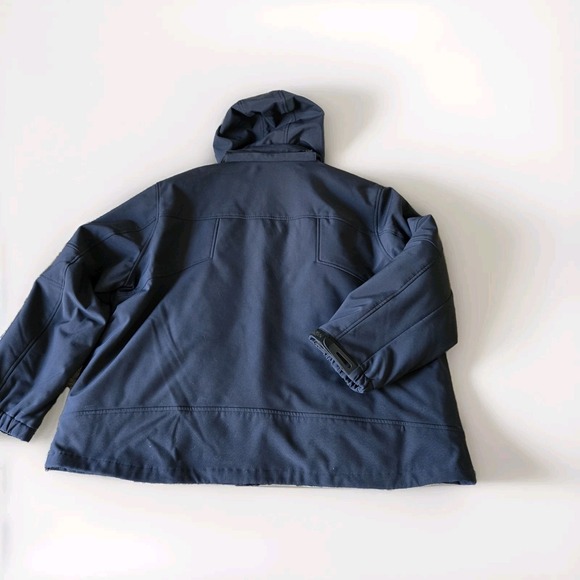 Calvin Klein's 3 in 1 Men's  Sz XXL Water Resistant Blue Hooded Jacket Outdoors - Picture 3 of 16
